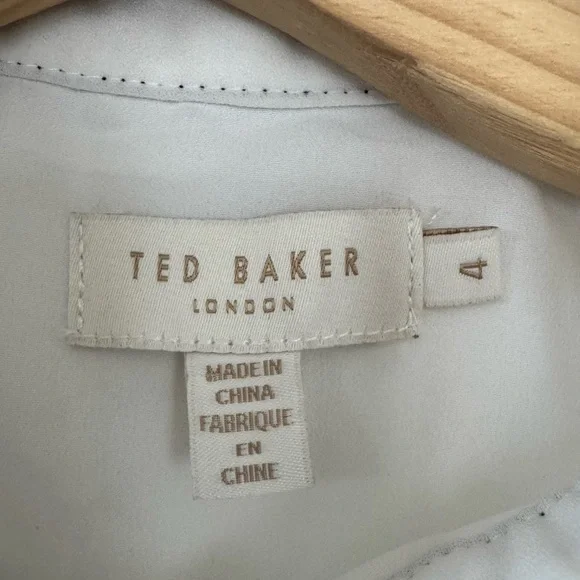 Ted Baker Black and White Midi Dress - Picture 5 of 16